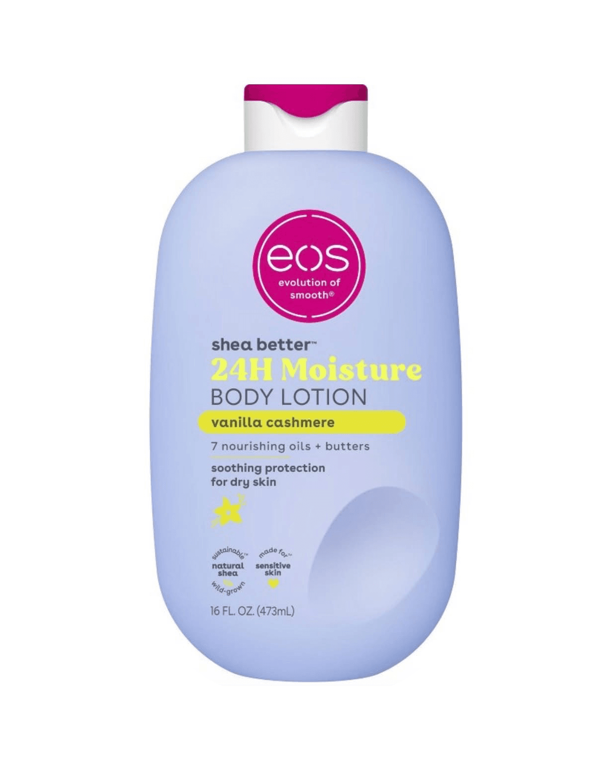 eos Shea Better Vanilla Cashmere body lotion, 16 fl oz bottle